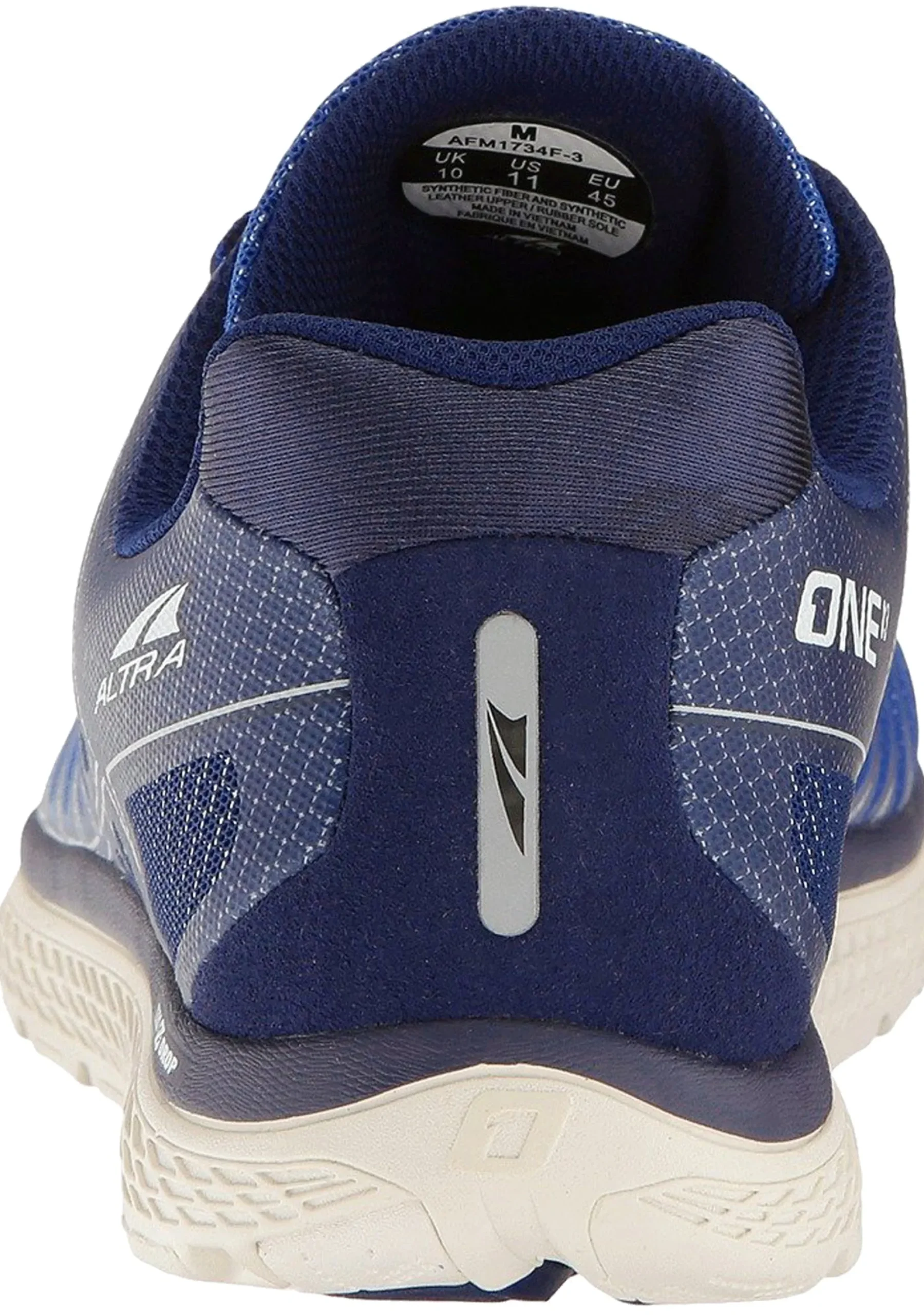 Running>Altra Men's One V3 Zero Drop Foot Shape Running Shoes Blue/Grey