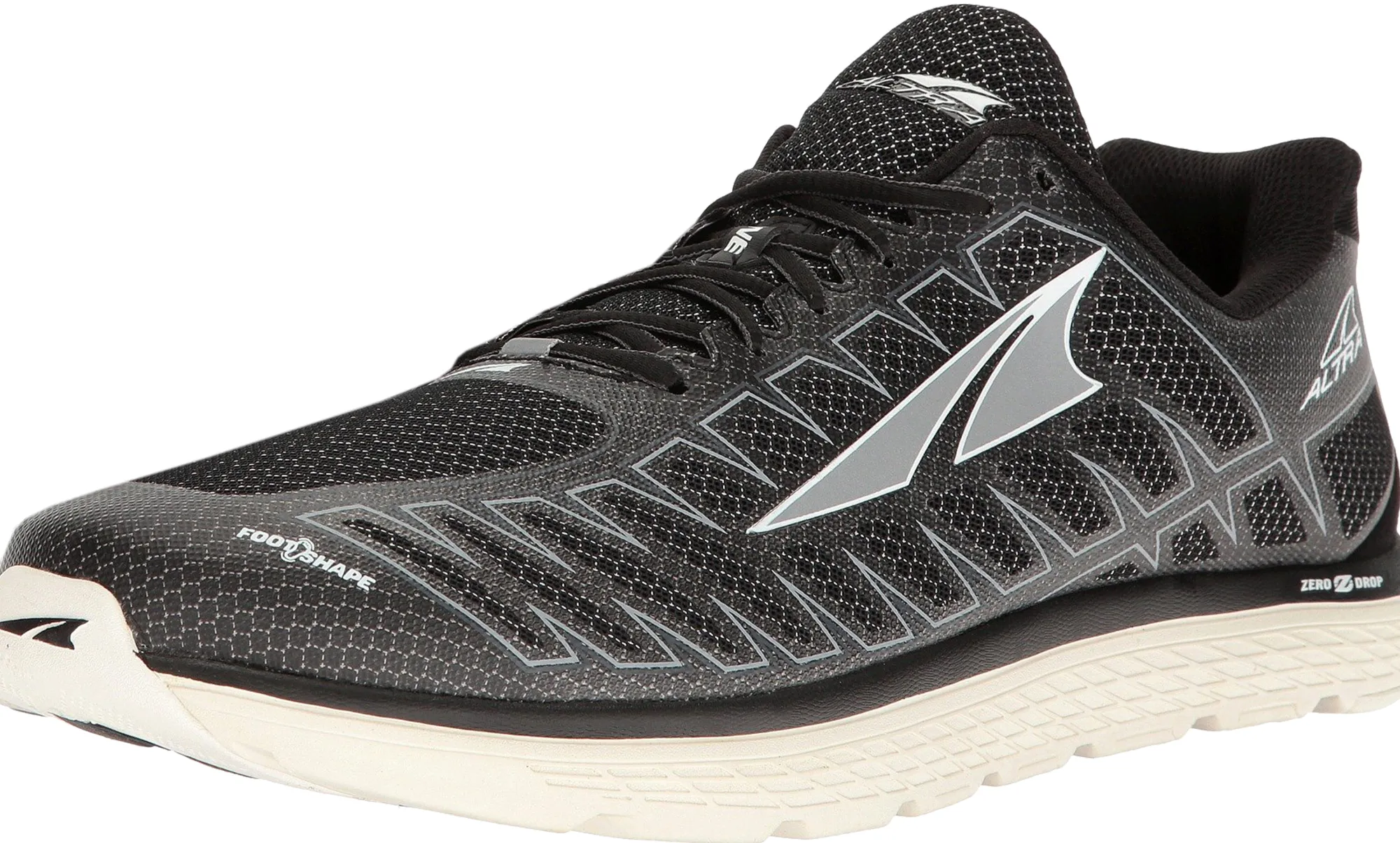 Running>Altra Men's One V3 Zero Drop Foot Shape Running Shoes Blue/Grey