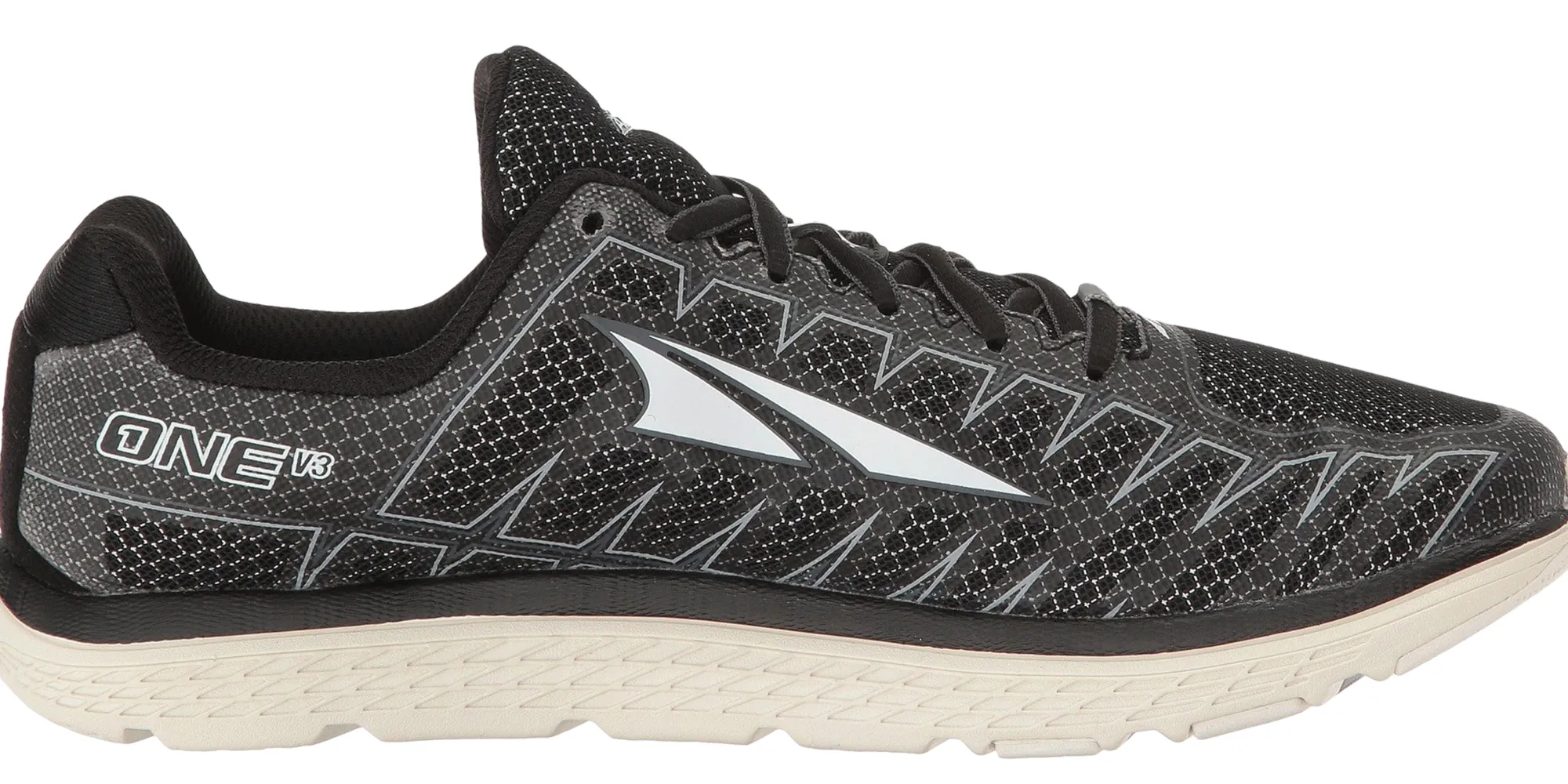 Running>Altra Men's One V3 Zero Drop Foot Shape Running Shoes Blue/Grey