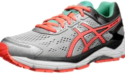 Walking|Casual>Asics Women Gel Fortitude 7 Wide Width Running Shoes for Supinators Silver/Coral/Aqua/Mint