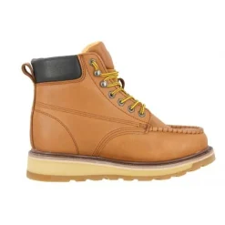 Work|Slip Resistant>Cactus Mens Oil Resistant Construction High Top Work Boots Brown