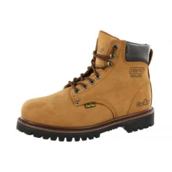 Work|Boots>Cactus Mens Safety Steel Toe Oil Resistant High Top Work Boots 611s Brown
