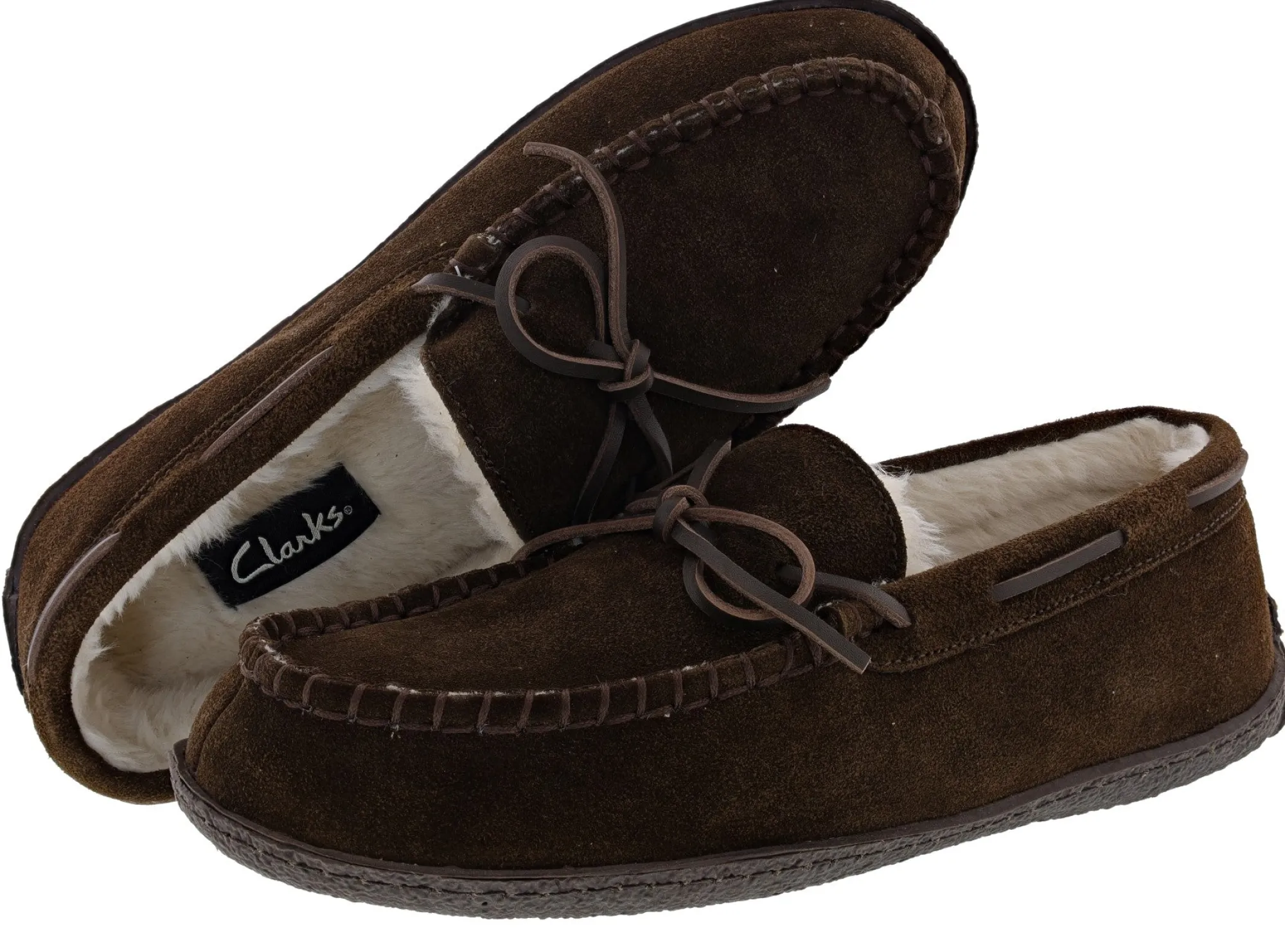 Slippers>Clarks of England Clarks Men's Augusta Moccasin Winter Slippers