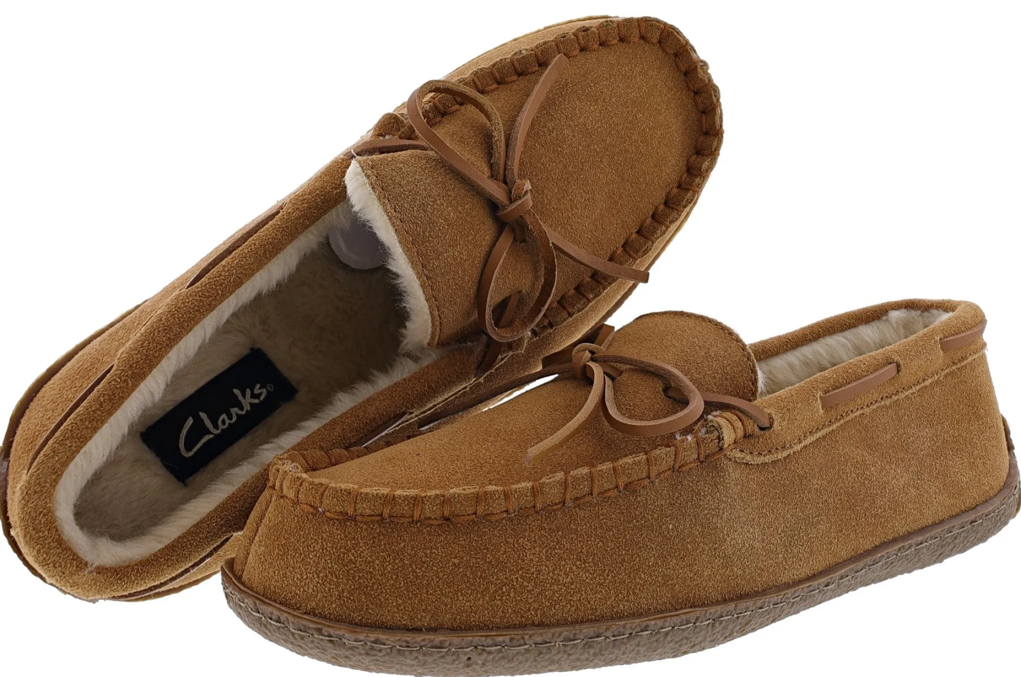 Slippers>Clarks of England Clarks Men's Augusta Moccasin Winter Slippers
