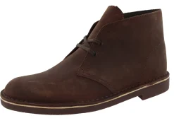 Wide Width Shoes|Dress Shoes>Clarks of England Clarks Mens Desert Boots Bushacre 2 Beeswax Leather
