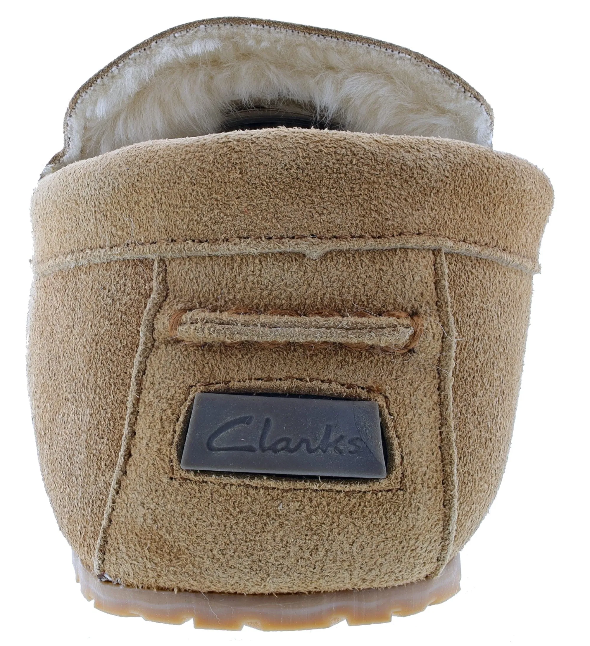 Slippers>Clarks of England Clarks Men's Moccasin Romeo JMH1638 Indoor & Outdoor Clog Slippers Cinnamon