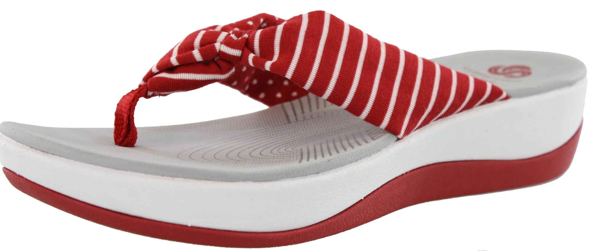 Sandals>Clarks of England Clarks Women Arla Glison Thong Sandals with Arch Support