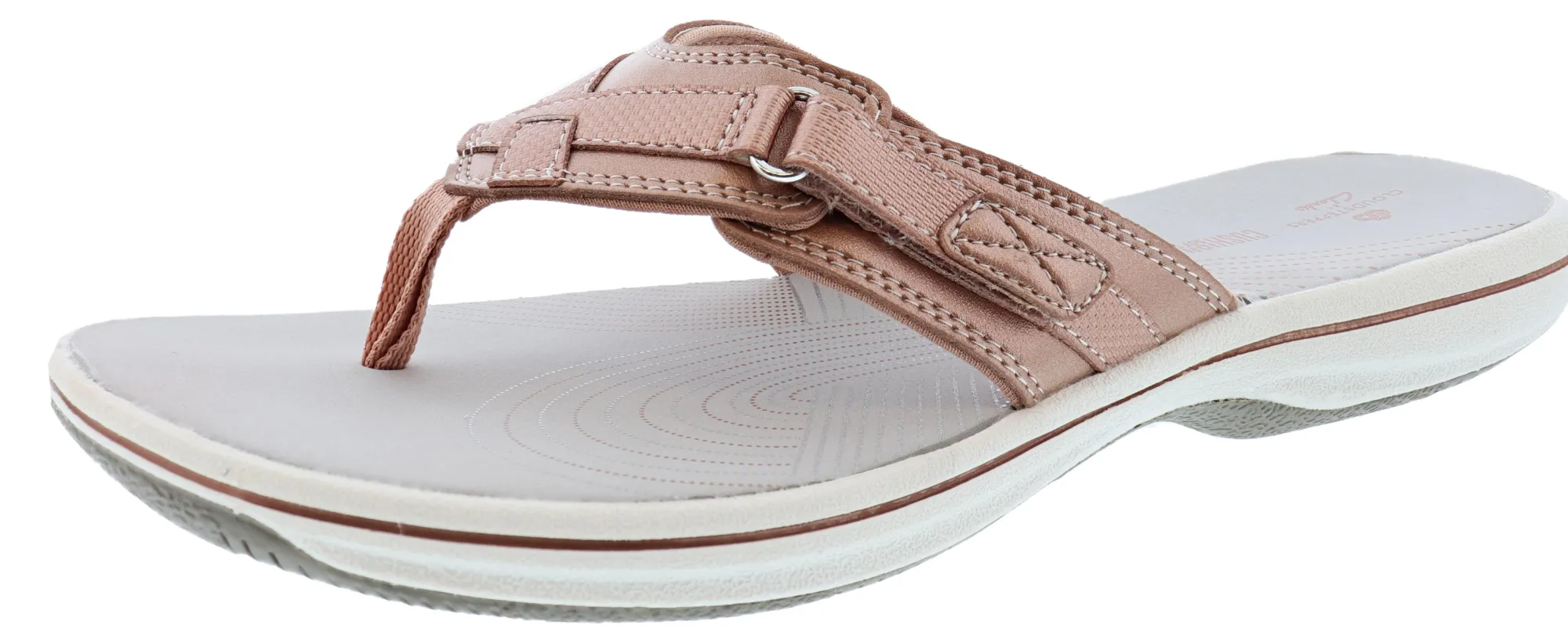 Sandals>Clarks of England Clarks Women Sandals Lightweight Flip Flops Breeze Sea