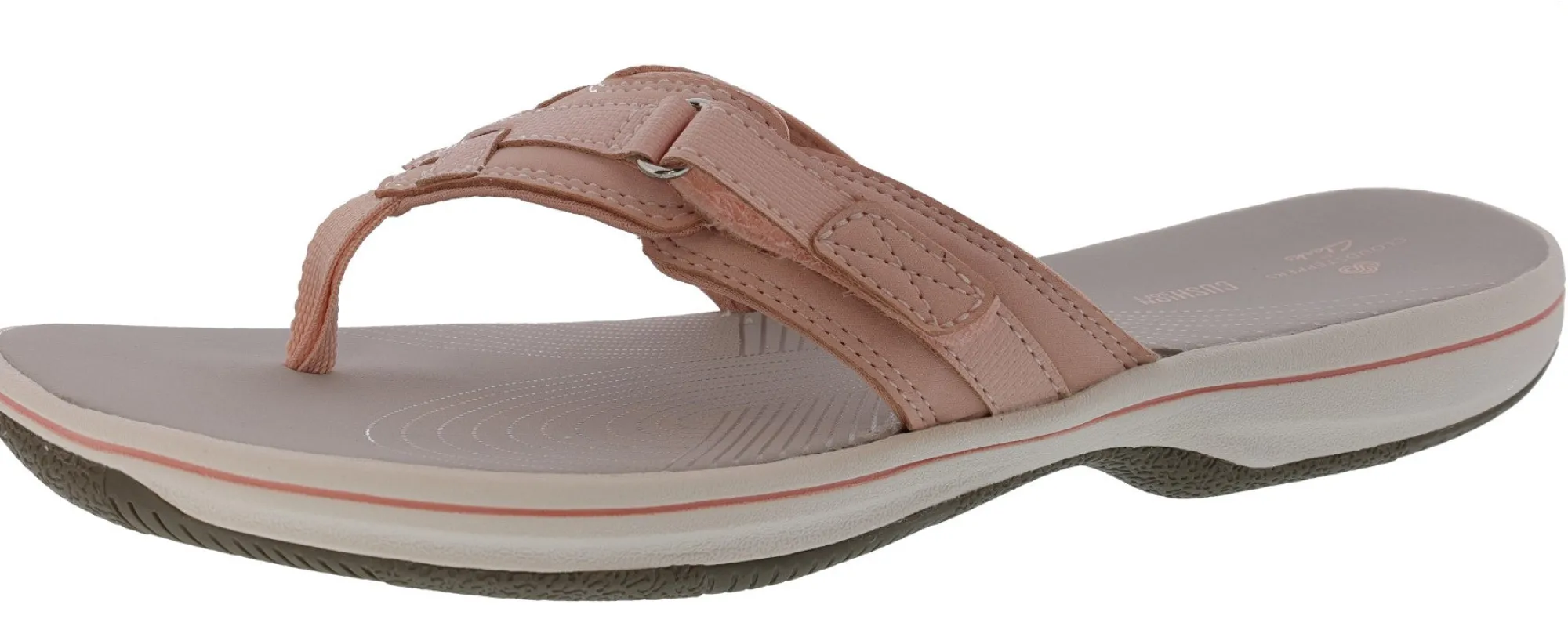 Sandals>Clarks of England Clarks Women Sandals Lightweight Flip Flops Breeze Sea