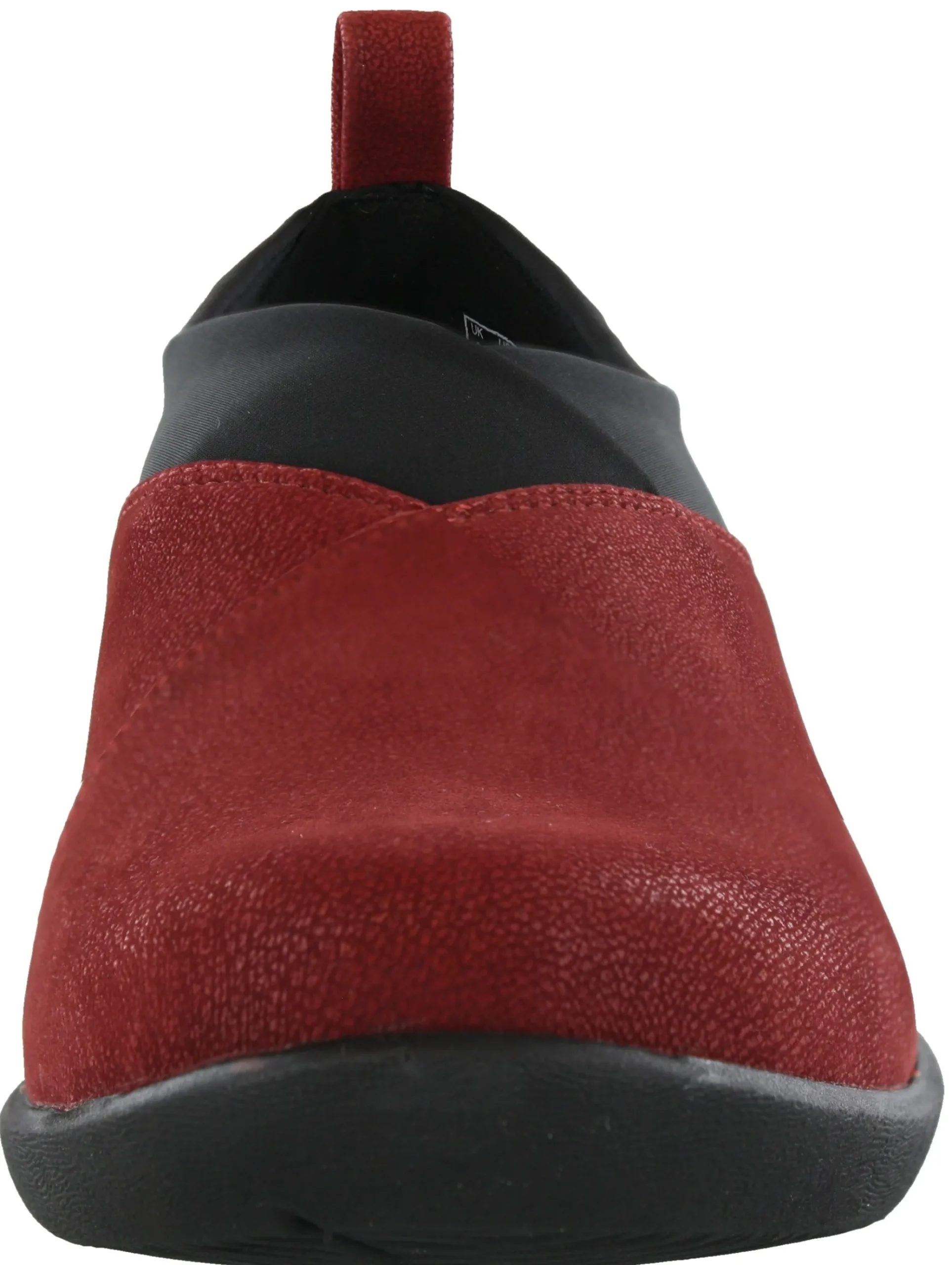 Flats|Casual>Clarks of England Clarks Women Sillian Greer Red Slip On Casual Shoes Cherry