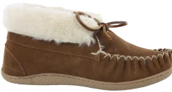 Slippers>Clarks of England Clarks Women Warm Cozy Easy On Slip On Booties Slippers Brown920
