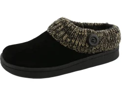 Slippers>Clarks of England Clarks Women's Knitted Collar Clog Winter Slippers Angelina