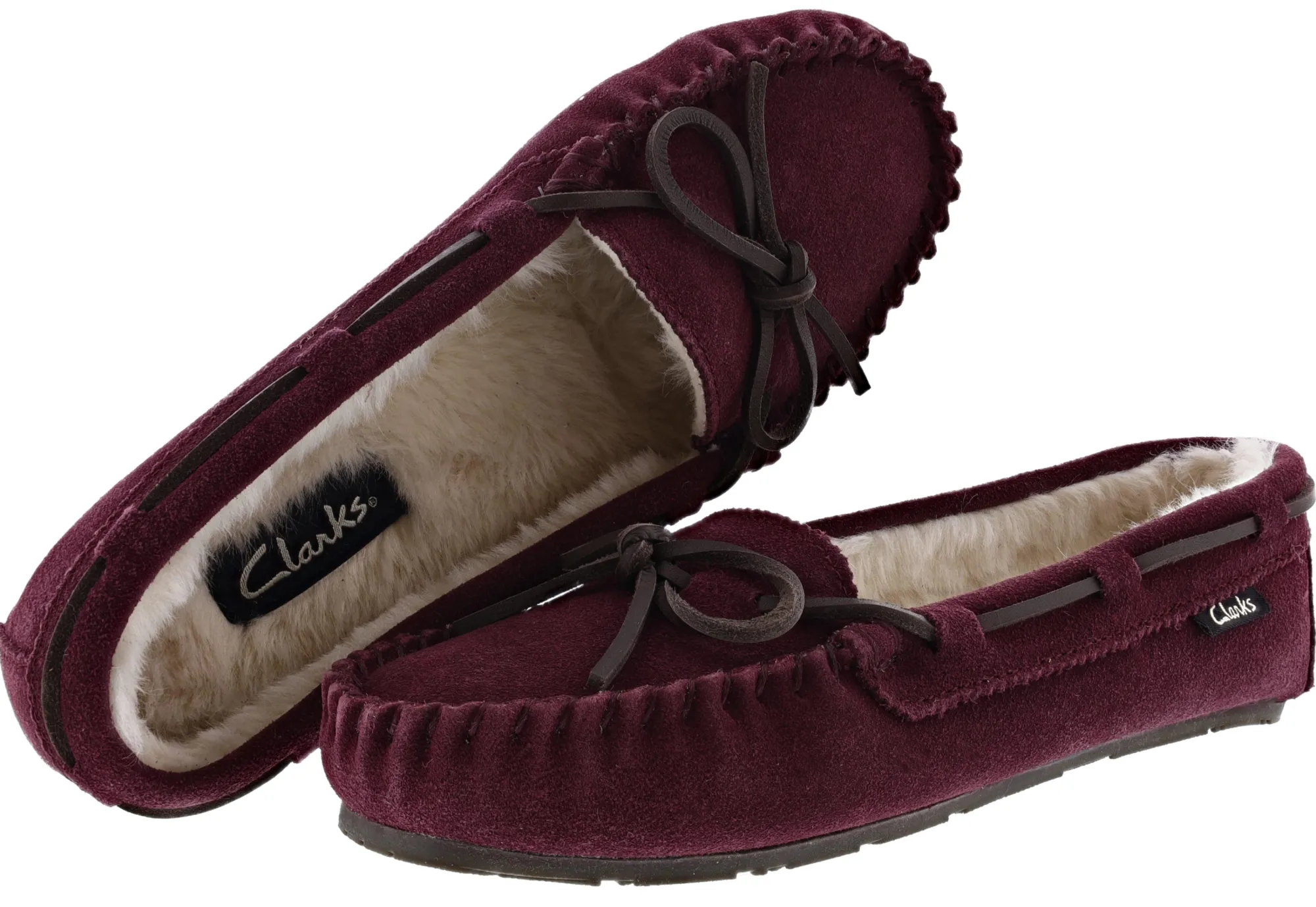 Slippers>Clarks of England Clarks Women's Moccasin Winter Slippers Nancy
