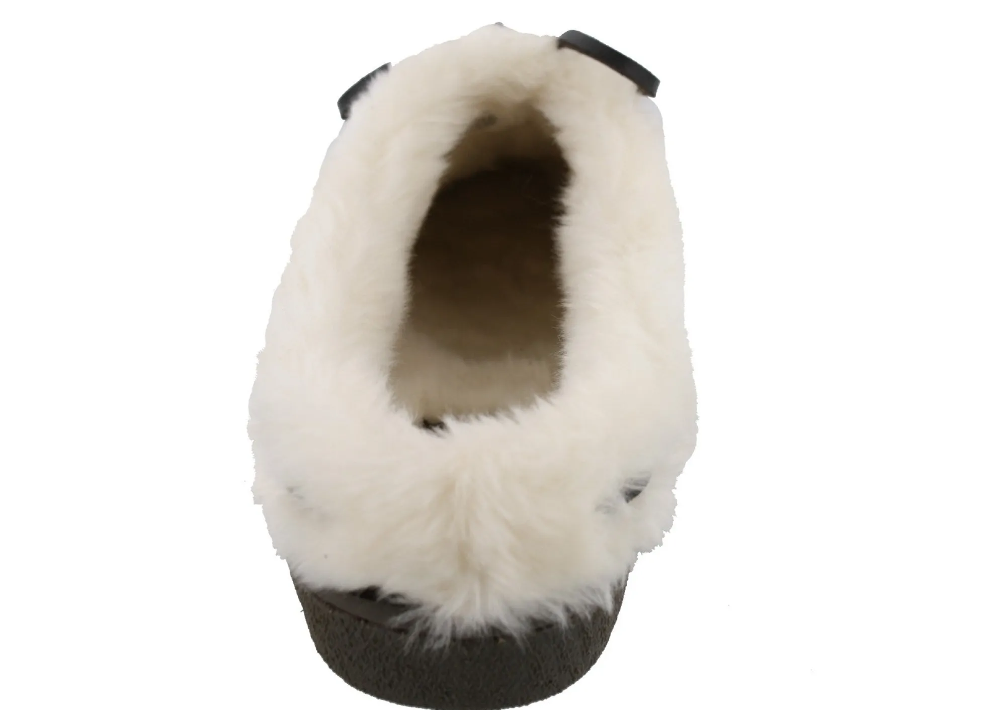 Slippers>Clarks of England Clarks Womens Winter Cozy Fur Easy On Lightweight Suede Slippers Brown Suede 7990