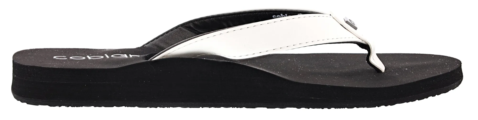 Sandals>Cobian Women's Skinny Bounce Sandals White