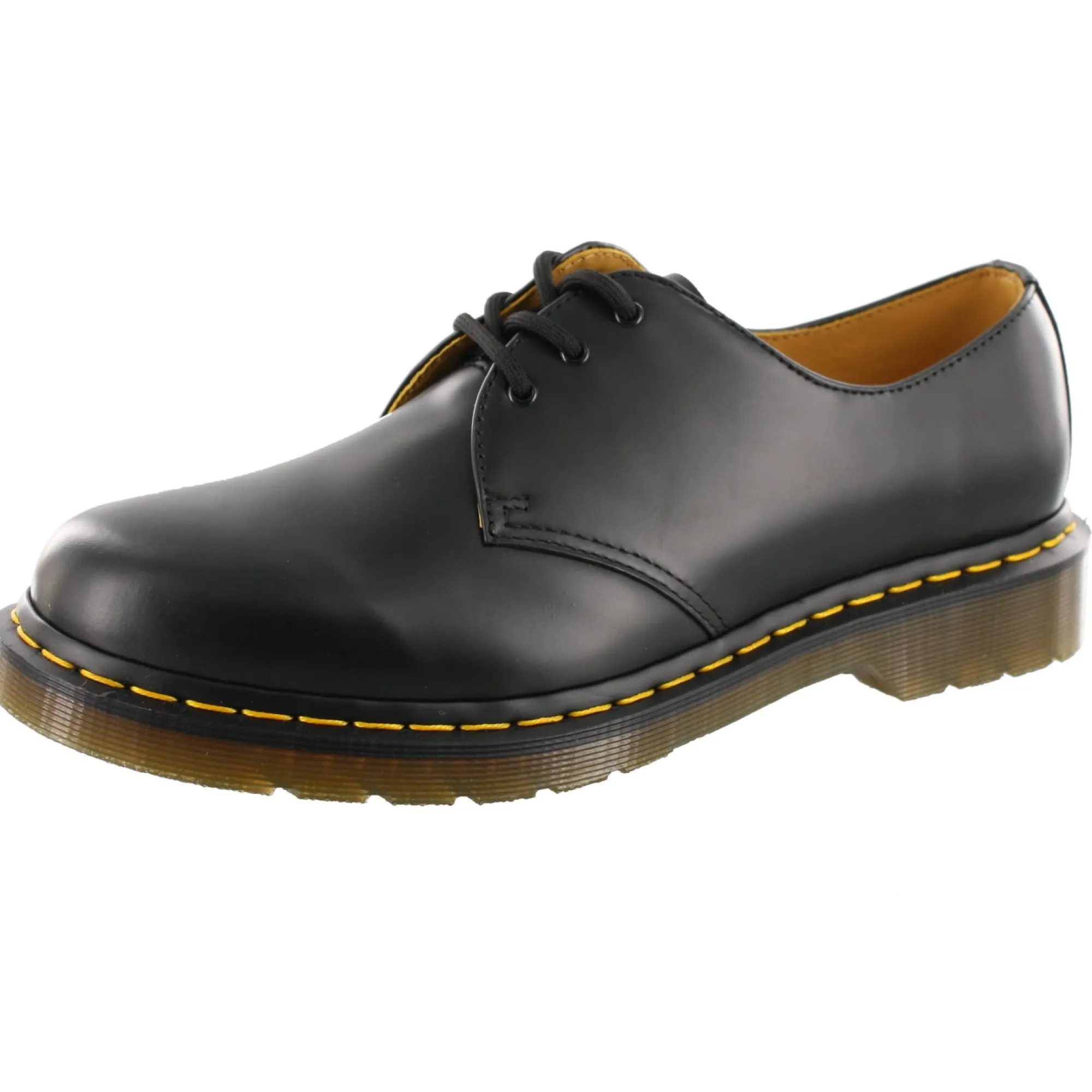 Casual>Dr. Martens Unisex 1461 Smooth Leather AirWair Air Cushion Sole 3 Eye Oxford Shoes Black Smooth