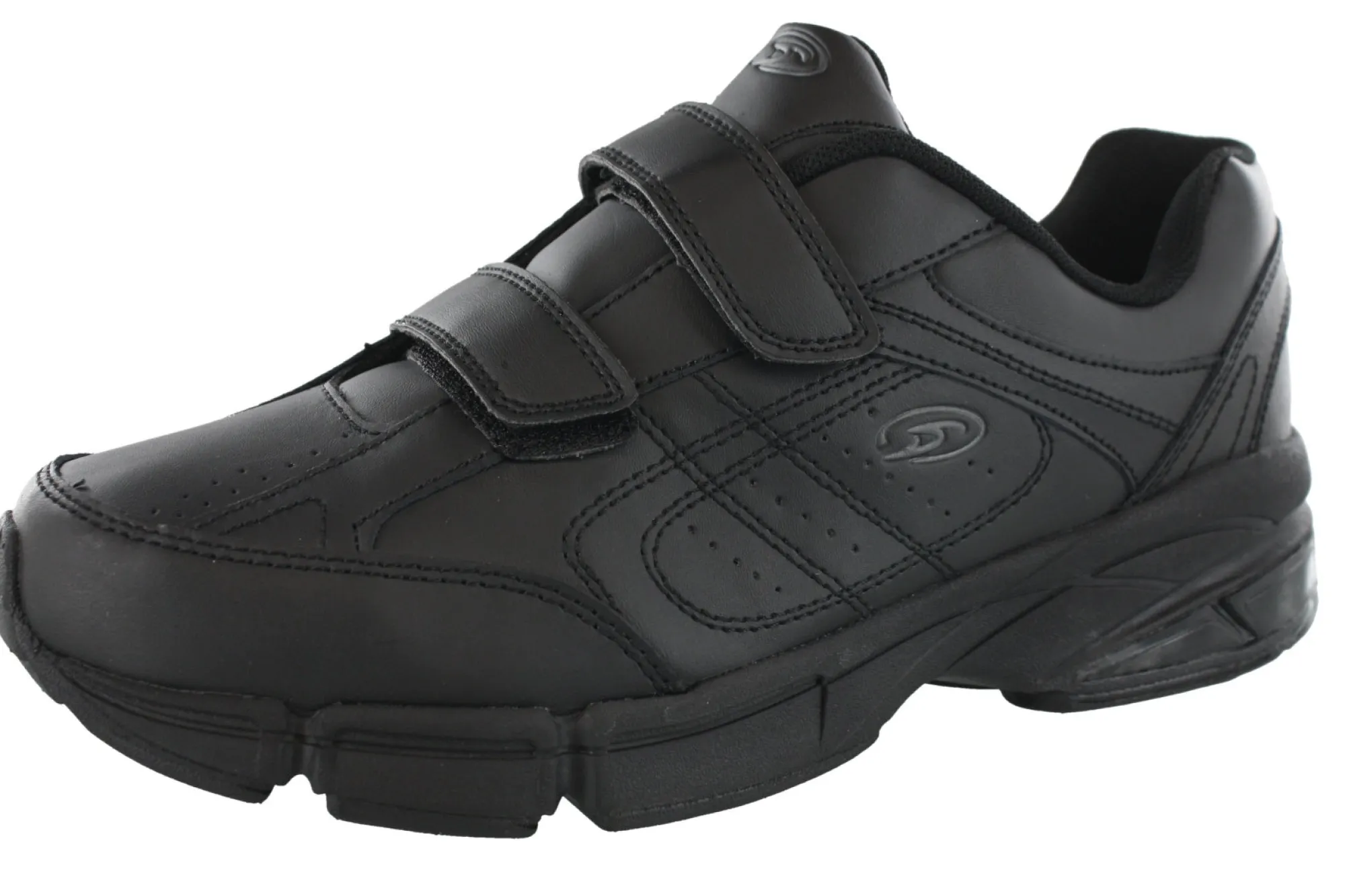 Walking>Dr. Scholls Mens Omega Hoop and Loop Tennis Shoes for Elderly Wide Width