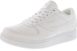 Walking>Fila A-Low Lace up Low Top Retro Men's Shoes White/White/White1001
