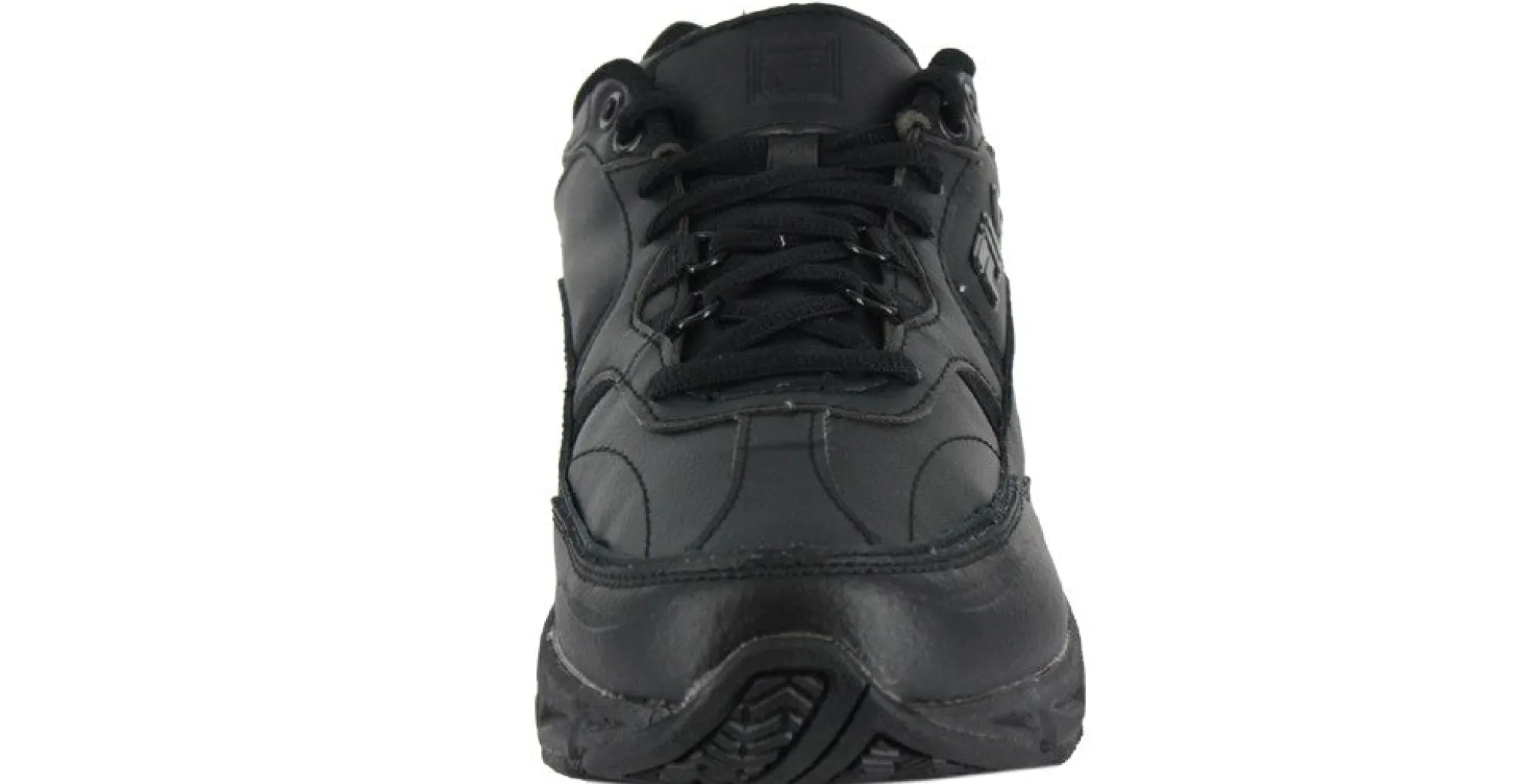 Work>Fila Workshift Black Non Slip Shoes Men's Black/Black/Black