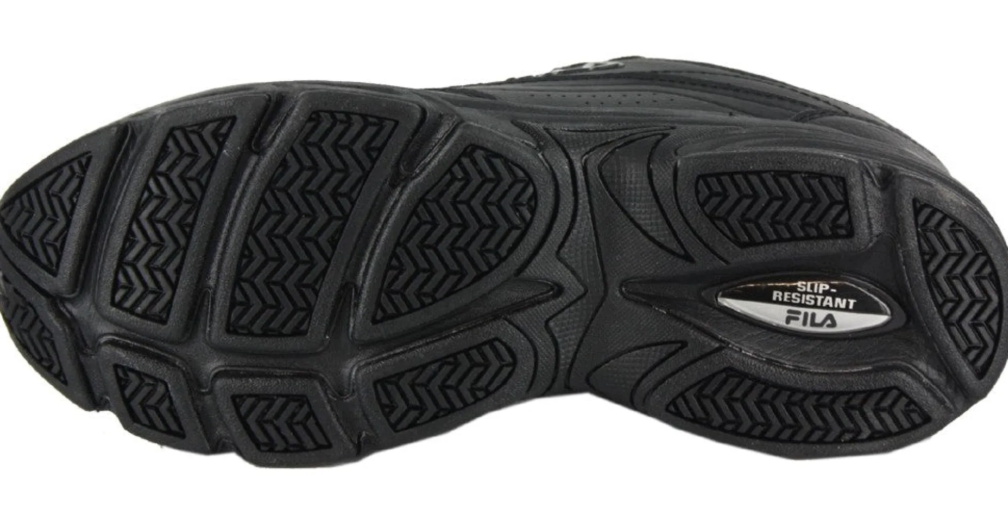 Work>Fila Workshift Black Non Slip Shoes Men's Black/Black/Black