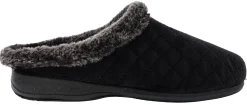 Slippers>Flexus by Spring Step Women's Sleeper Memory Foam Slippers Black