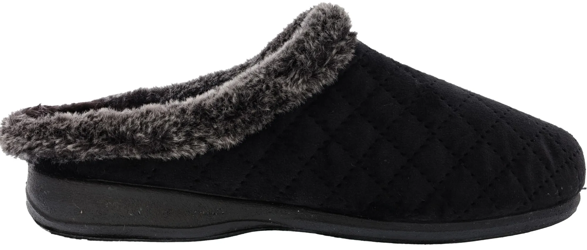 Slippers>Flexus by Spring Step Women's Sleeper Memory Foam Slippers Black