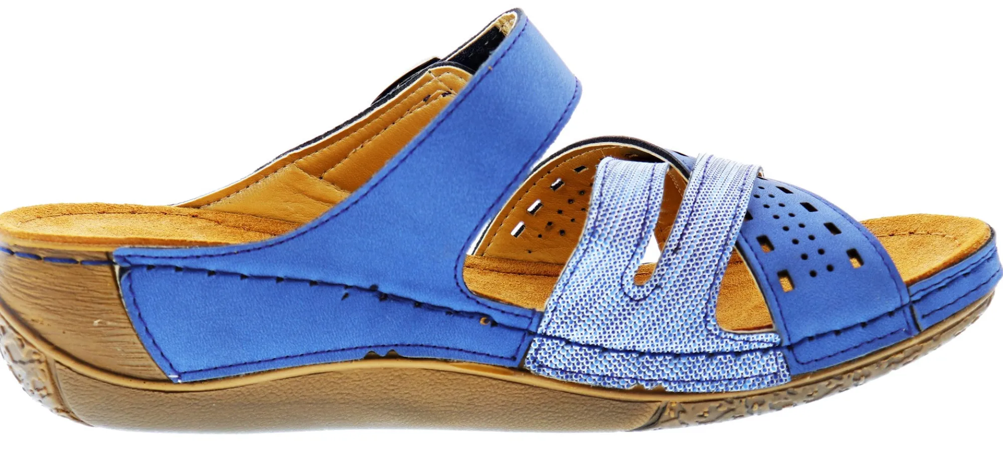 Sandals>Flexus Women's Denia Hook and Loop Sandals Black