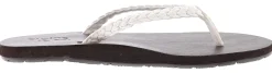 Sandals>Flojos Women's Harper Braided Summer Sandals White