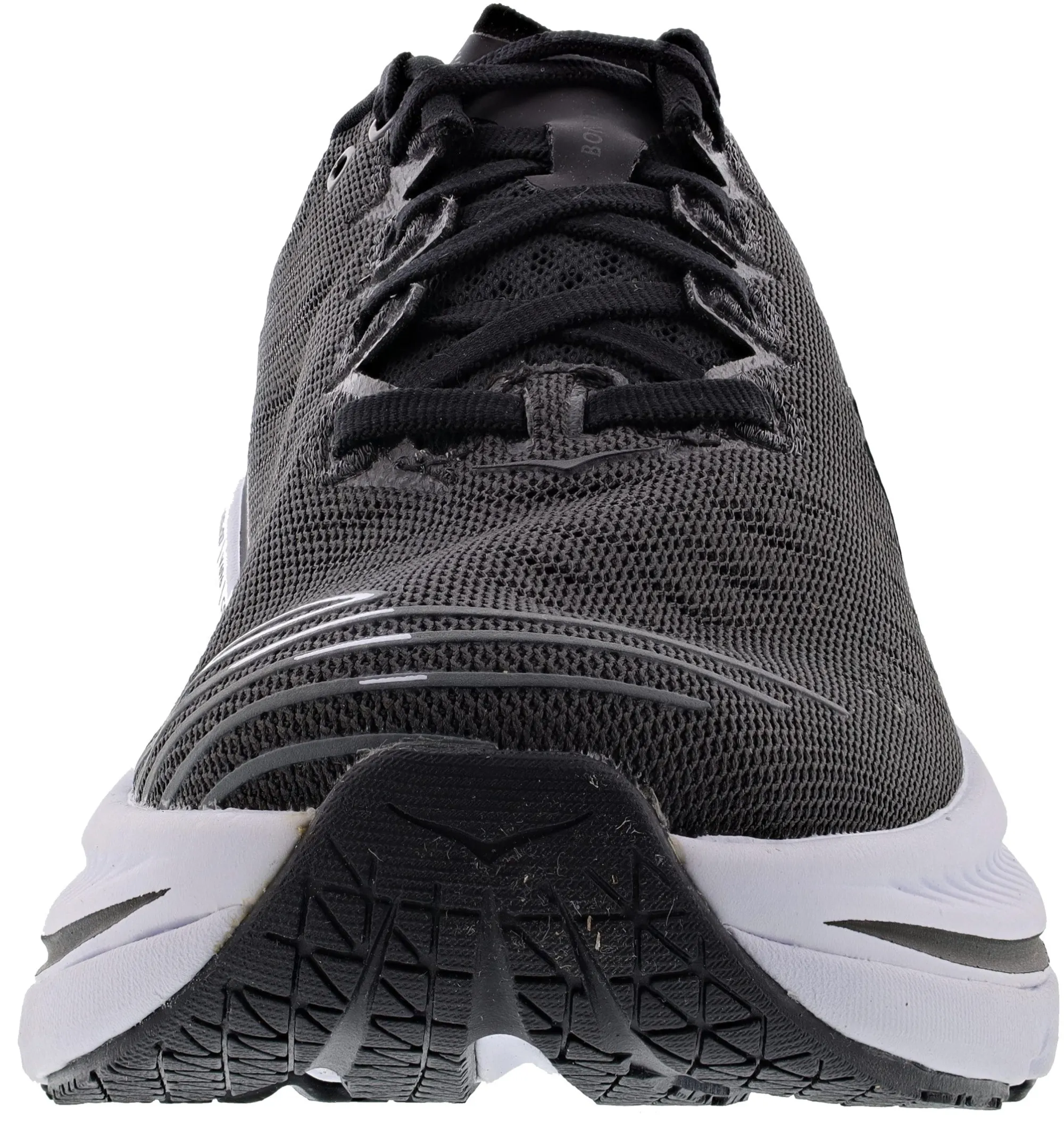 Running>Hoka Women's Bondi X Ultra Soft Marathon Cushioned Running Shoes Black/White