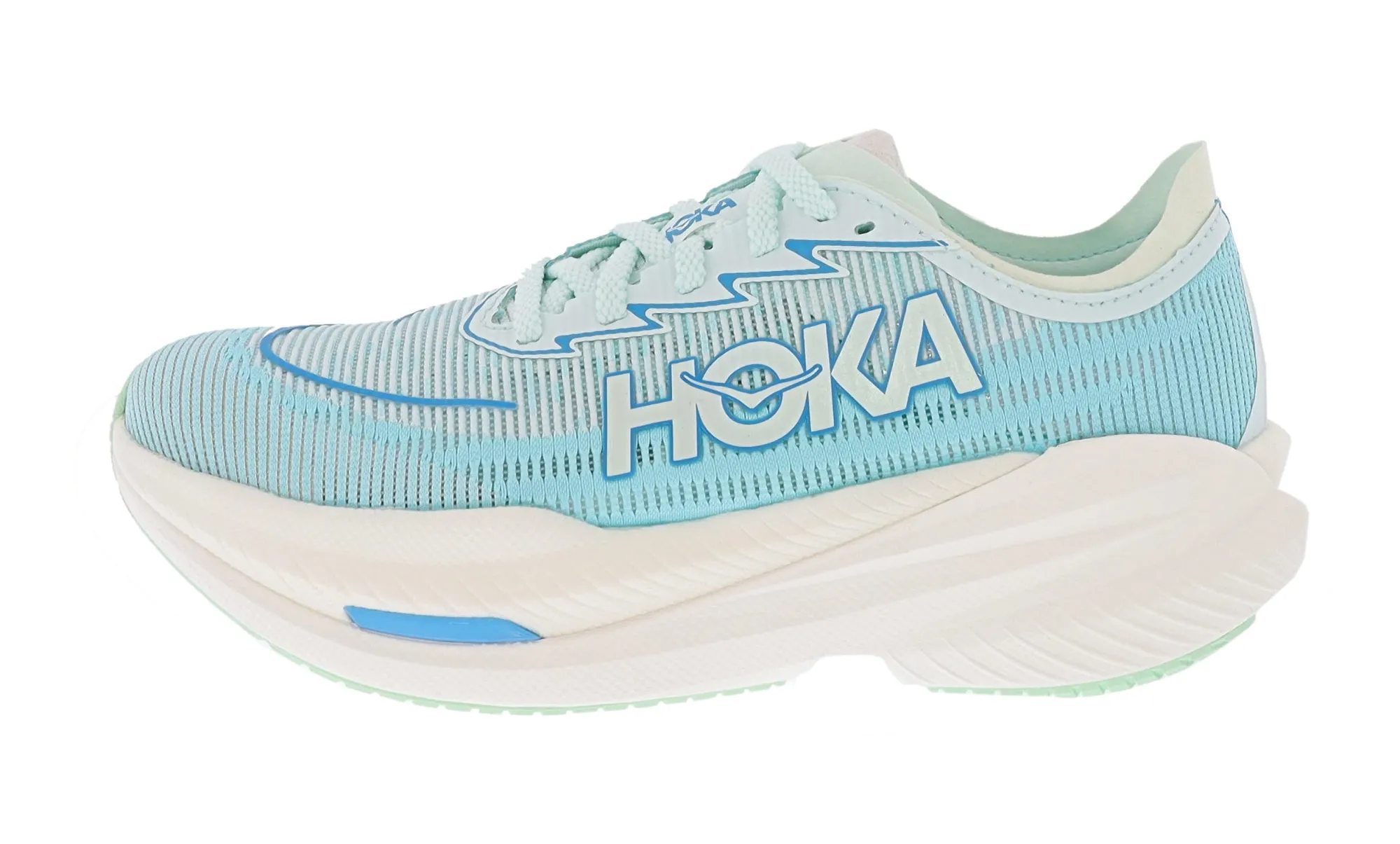 Running>Hoka Women's Mach X 2 Everyday Running Shoes Skyward Blue/Electric Cobalt