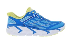 Running>Hoka Women's Odyssey 2 Road Running Shoes Dresden Blue/Sunny Lime Mesh