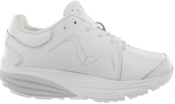 Walking|Shape Ups>MBT Women Rocker Bottom Recovery Walking Shoes Simba Trainer White/Silver861
