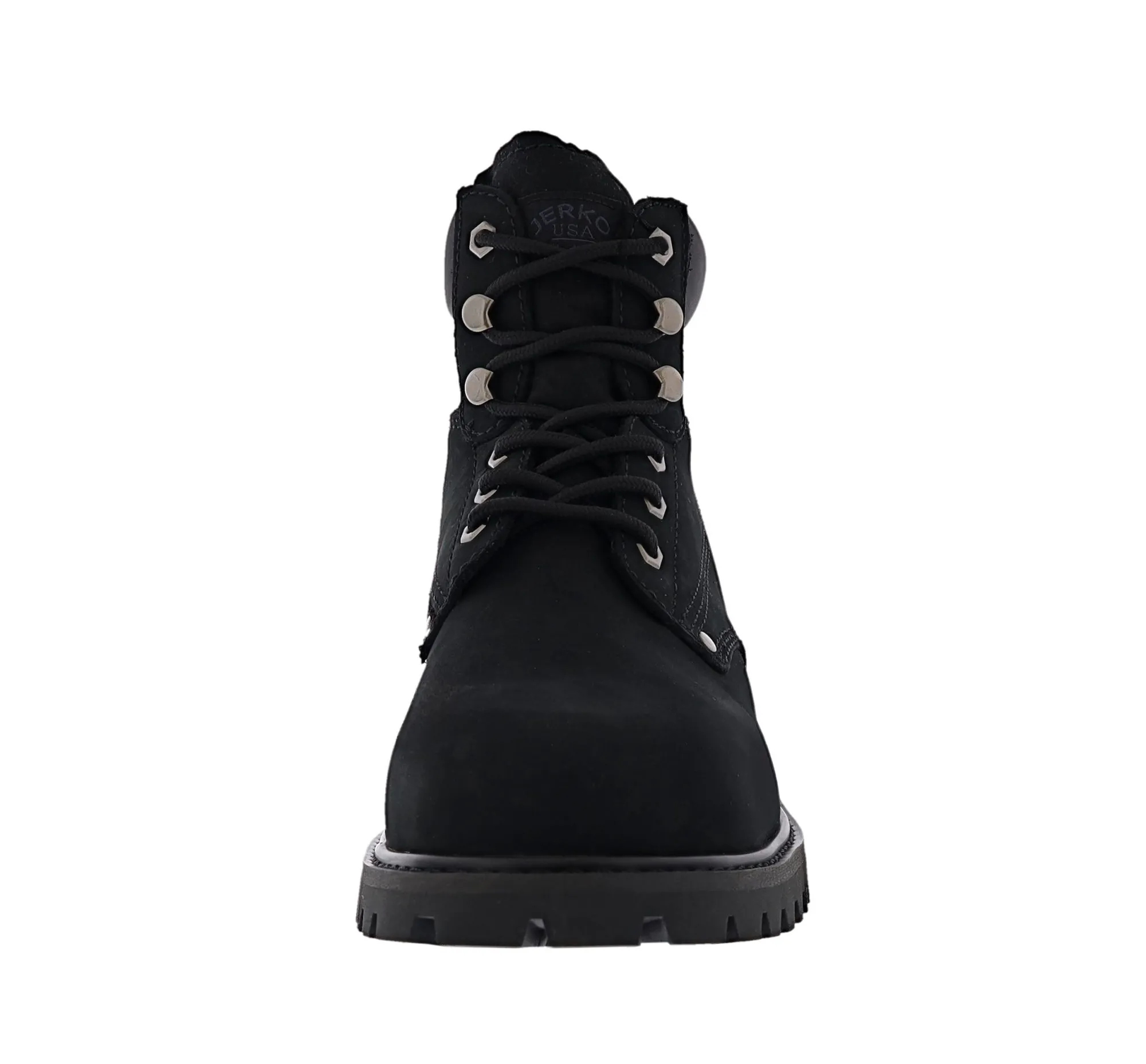 Work|Slip Resistant>Jerko Men's 6” Waterproof Full Grain Leather Slip Resistant Steel Toe Work Boots