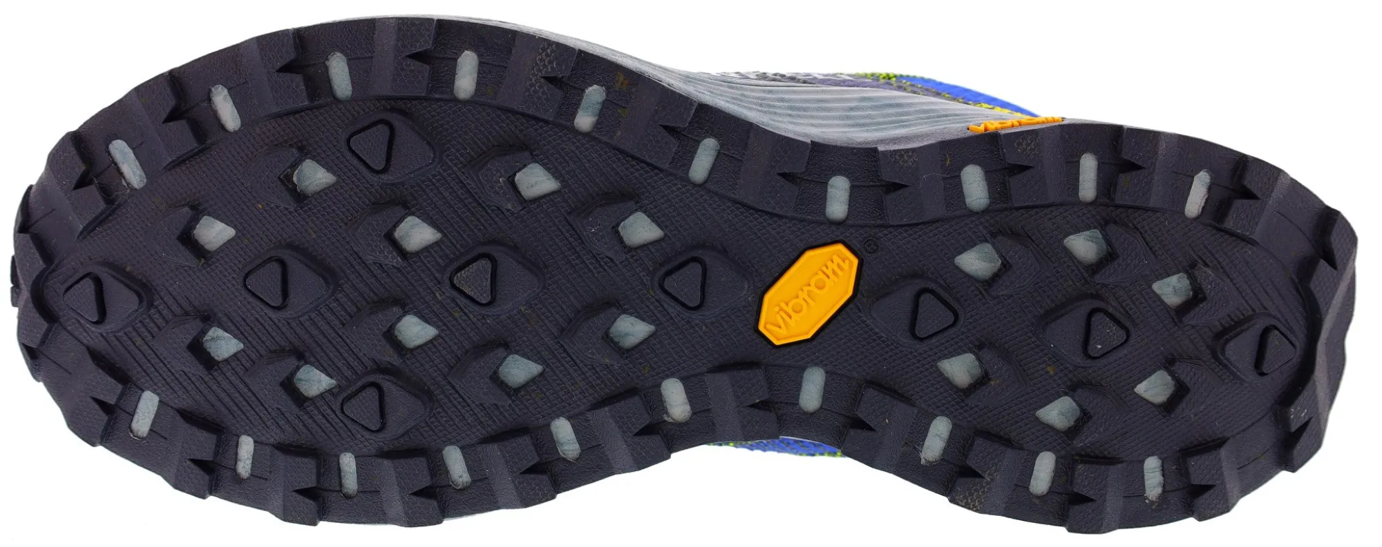 Running>Merrell Men's Moab Flight Cushioned Trail Hiking Running Shoes Cobalt