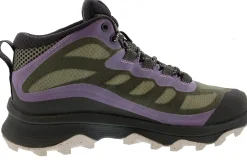 Running|Hiking>Merrell Women's Moab Speed Mid GTX Hiker Trail Running Shoes Lichen