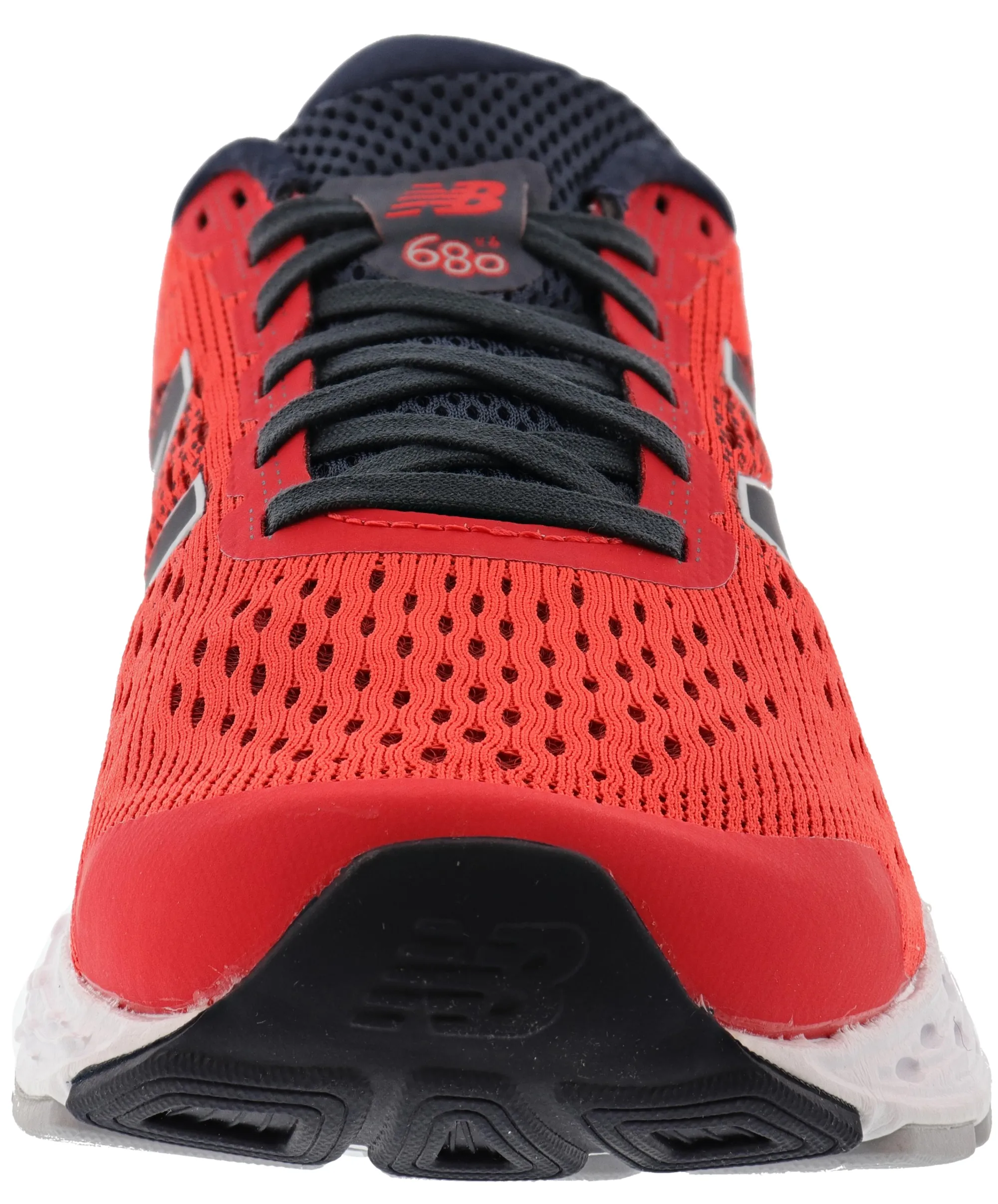 Running>New Balance Men's 680V6 Lightweight Cushioning Running Shoes Dark Blaze/Lead