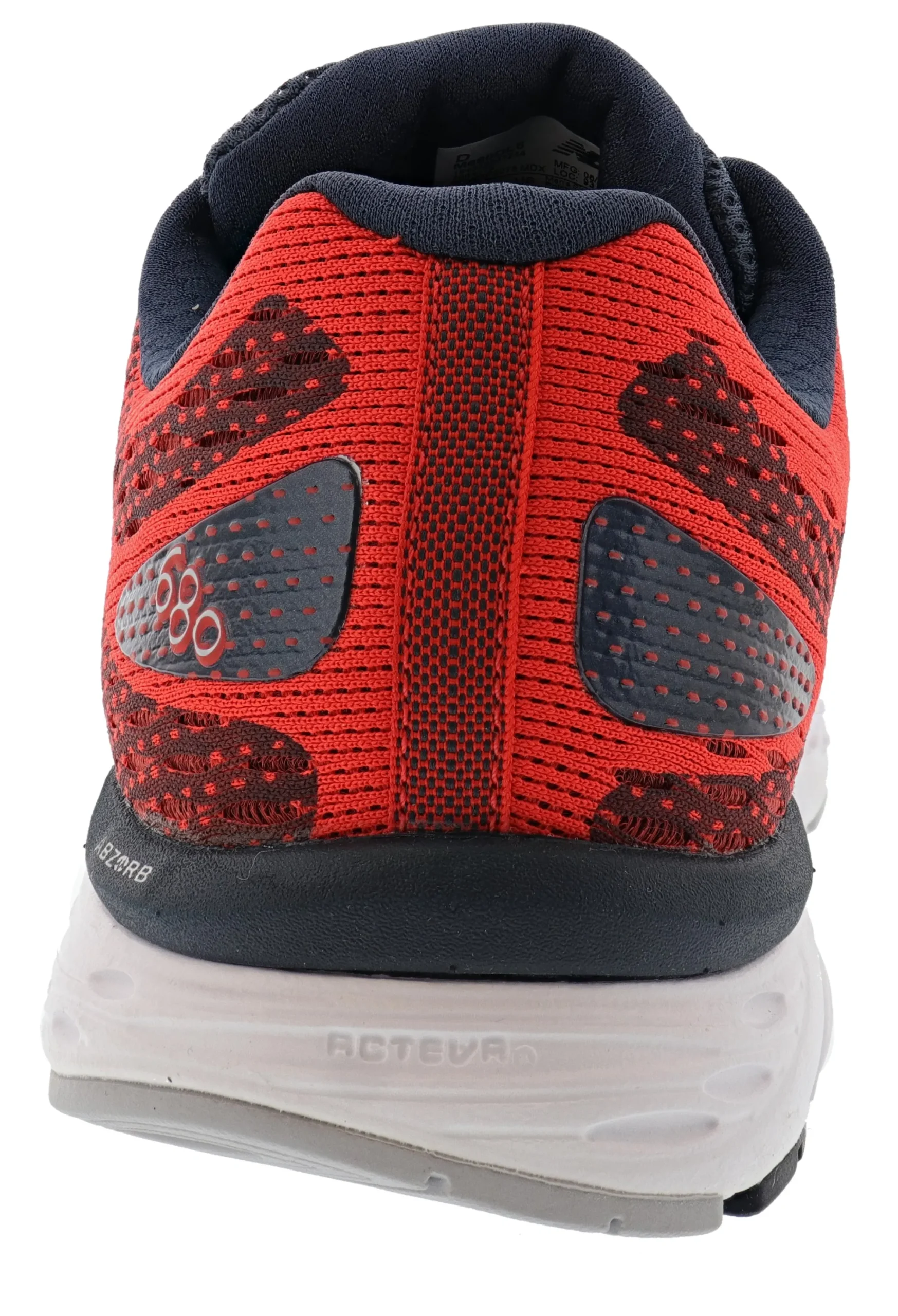 Running>New Balance Men's 680V6 Lightweight Cushioning Running Shoes Dark Blaze/Lead