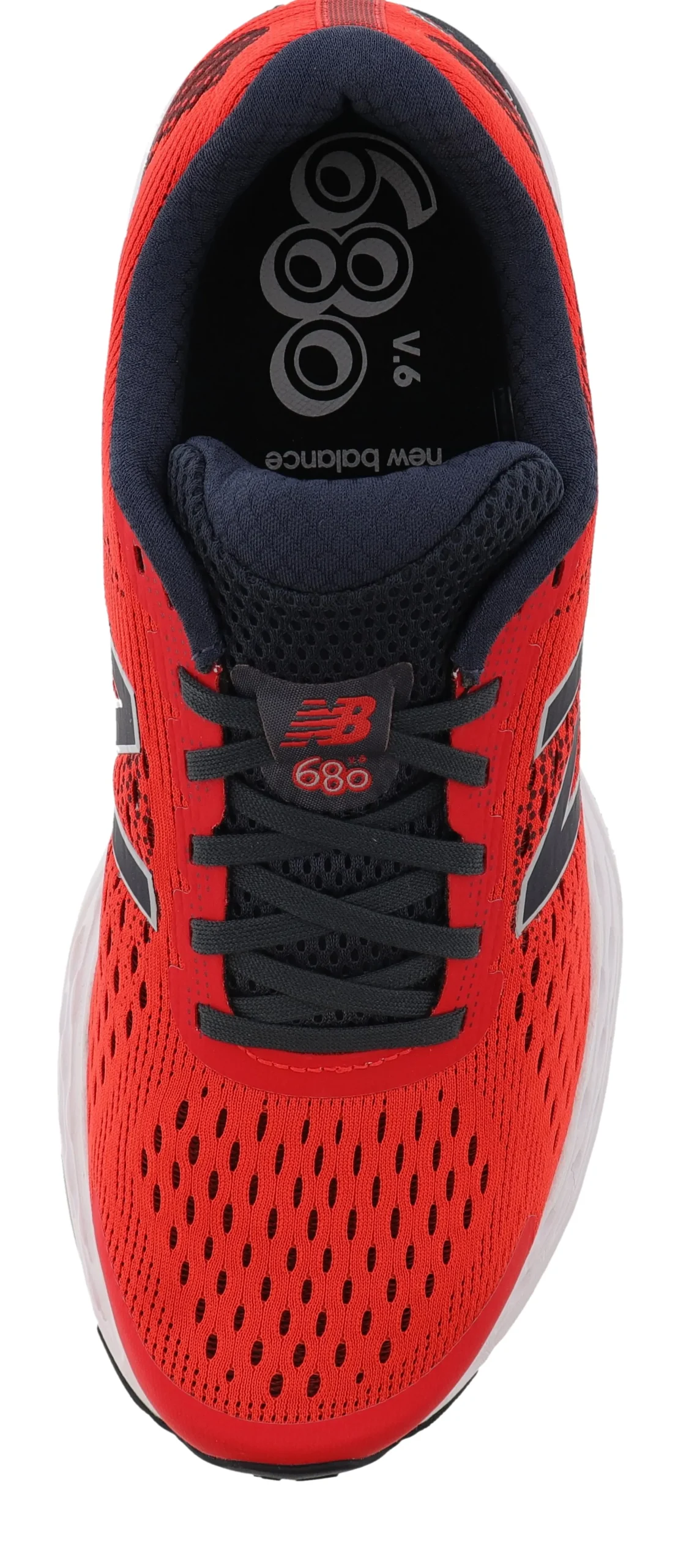 Running>New Balance Men's 680V6 Lightweight Cushioning Running Shoes Dark Blaze/Lead
