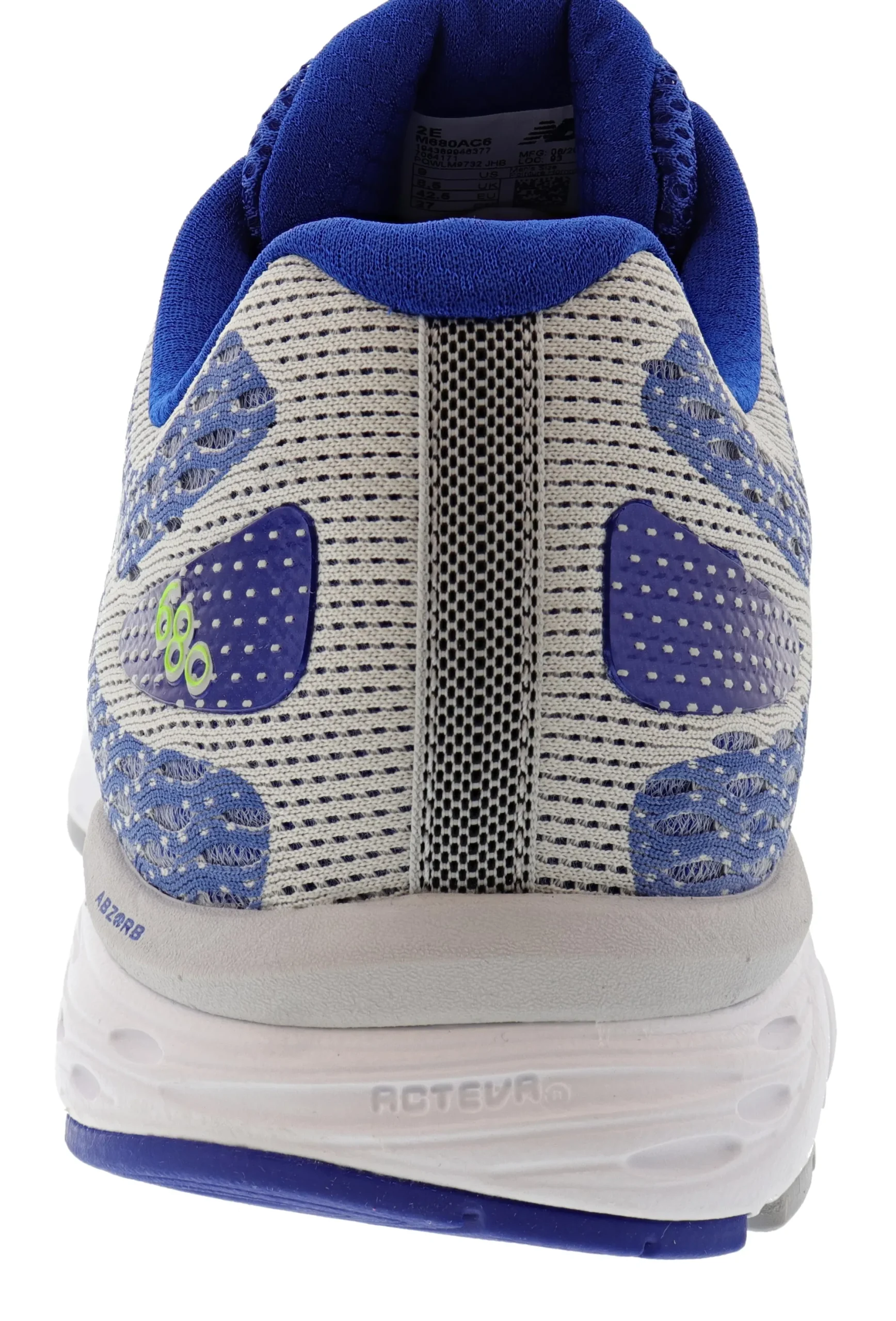 Running>New Balance Men's 680V6 Lightweight Cushioning Running Shoes Dark Blaze/Lead