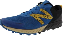 Running>New Balance Summit Men Unknown V2 Trail Running Shoes Neo Classic Blue with Varsity Gold & Black