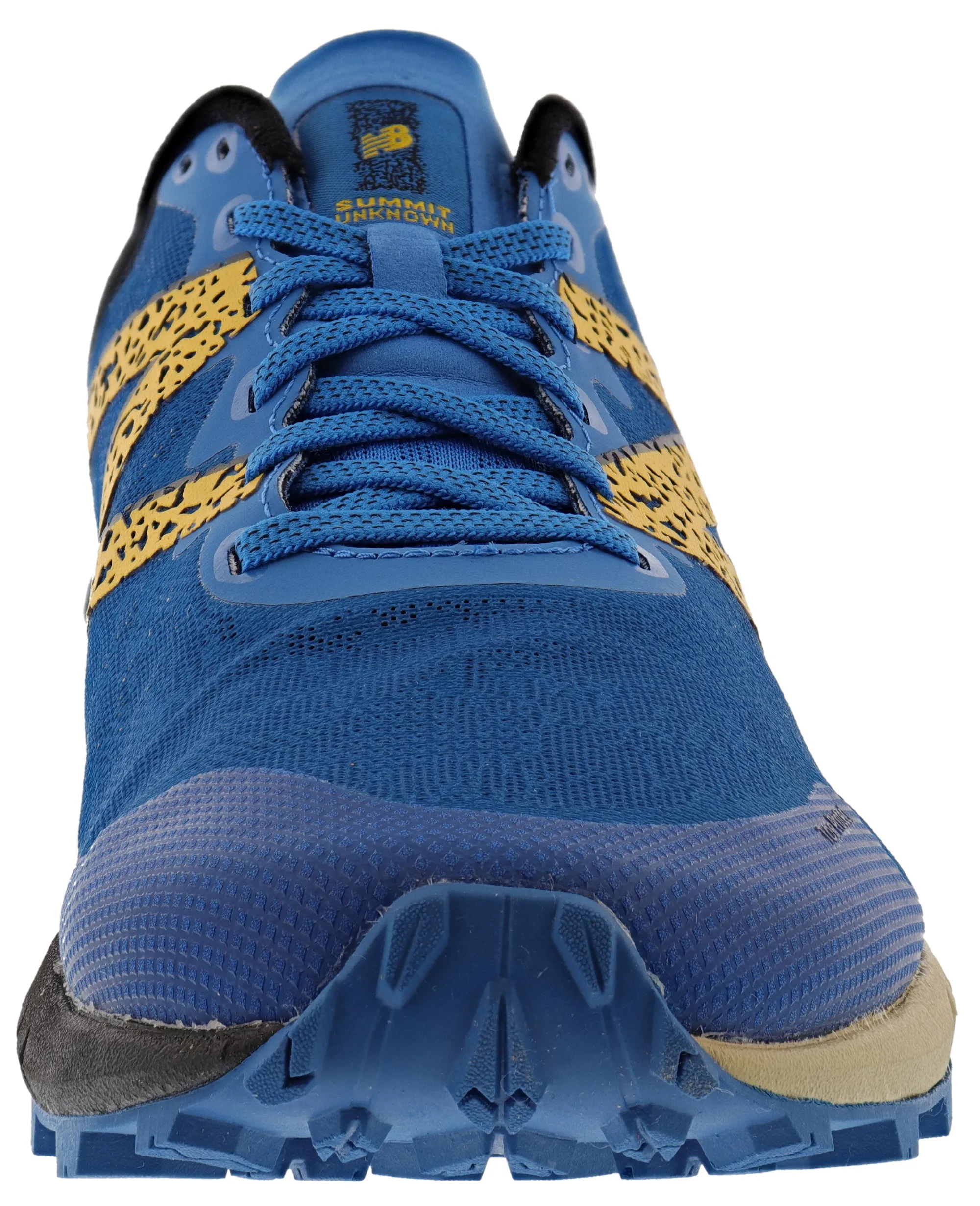 Running>New Balance Summit Men Unknown V2 Trail Running Shoes Neo Classic Blue with Varsity Gold & Black