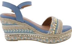 Heels>Patrizia Tisch Woven Wedge Sandals by Spring Step