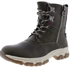 Boots>Patrizia Women's Levali Mid Ankle Boots Olive Green