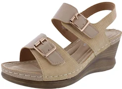 Heels>Patrizia Women's Tavlin Wedge Sandals By Spring Step