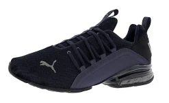 Running>Puma Men's Axelion Velocity Marble Running Shoes Blue/Dark Gray