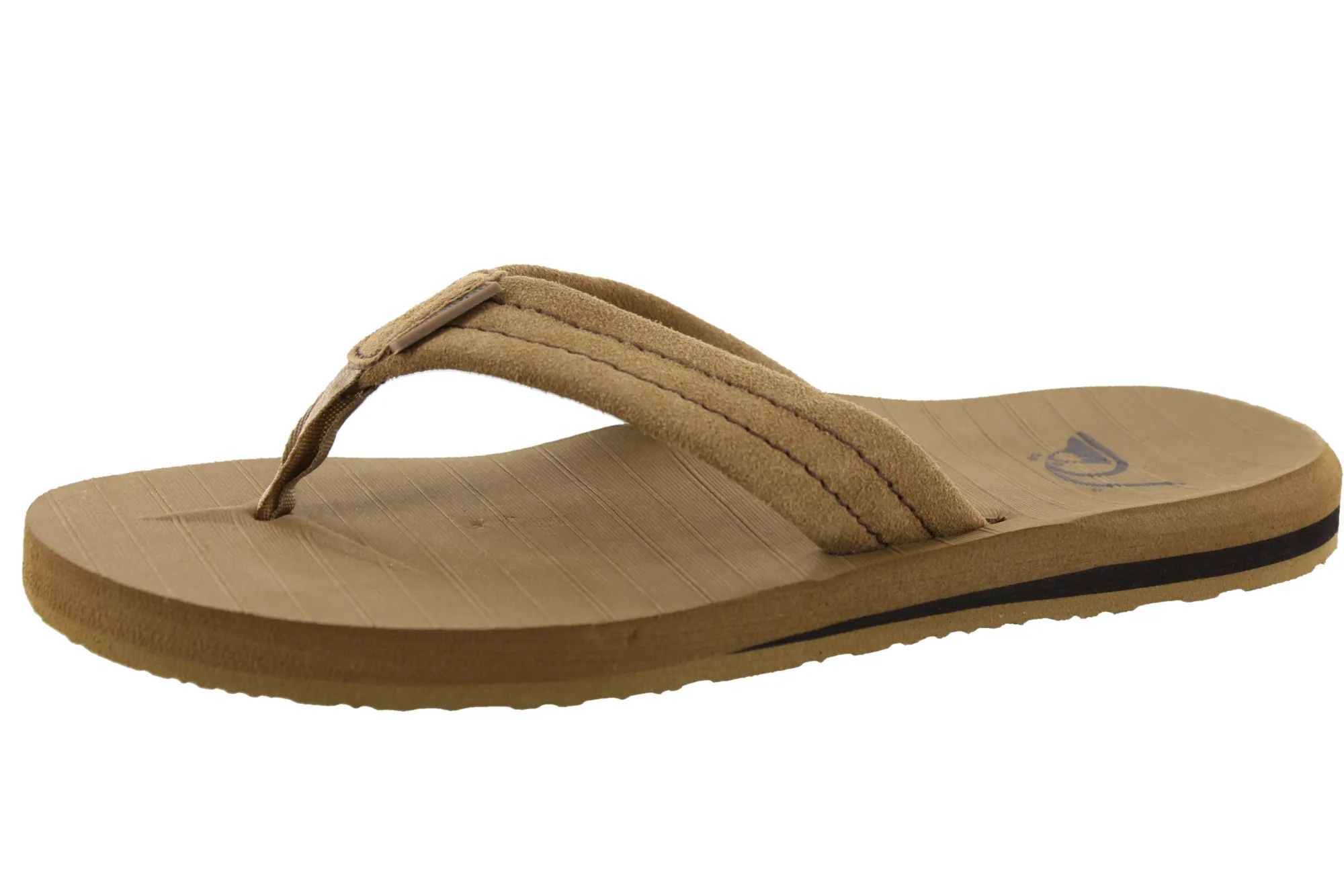 Sandals>Quiksilver Men's Carver Suede Leather Sandals