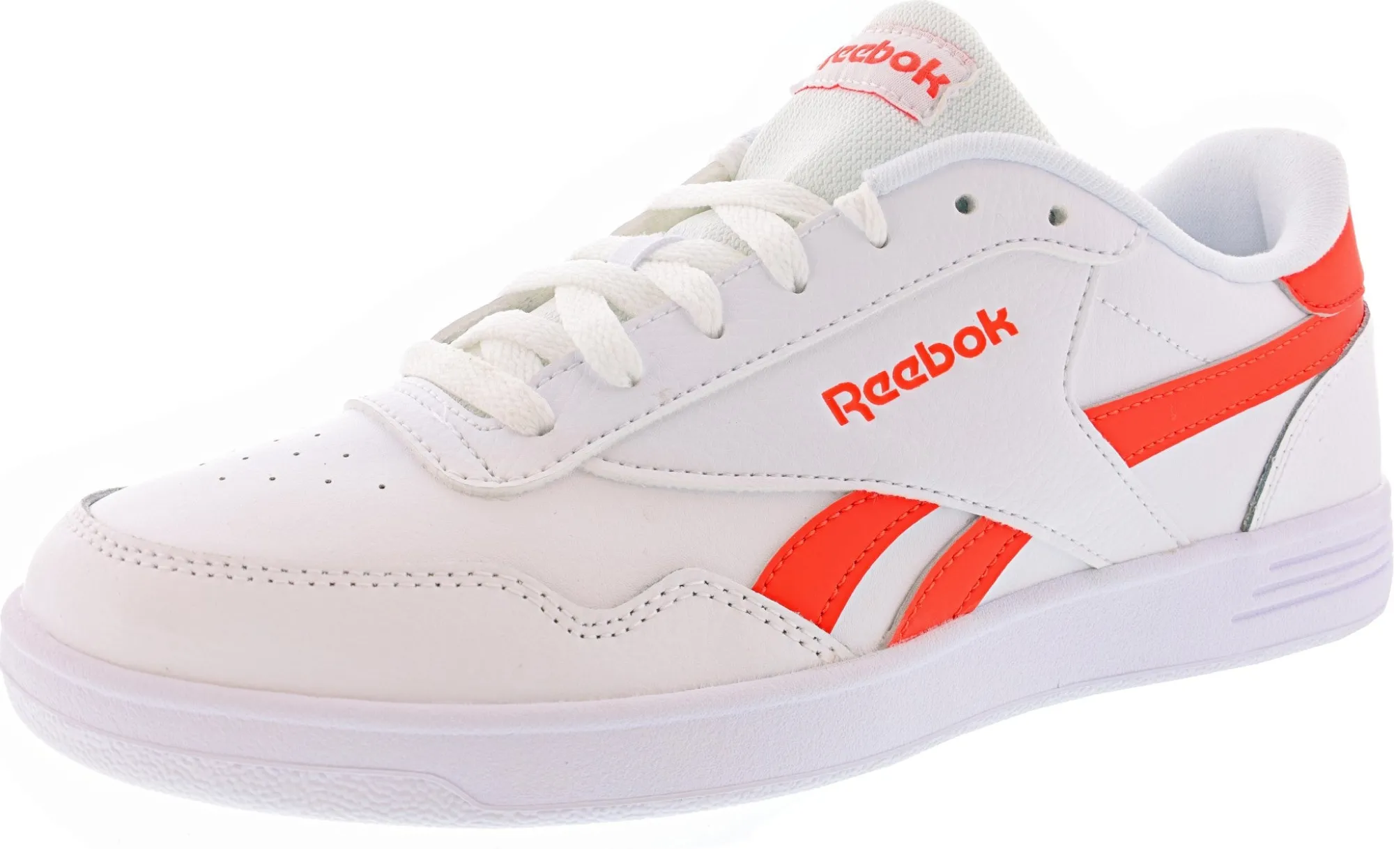 Casual>Reebok Men's Royal Techque T Walking Shoes White/Vivid Orange/White