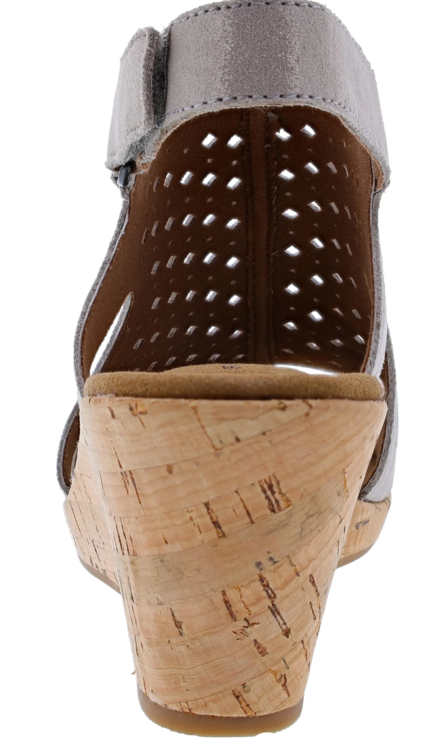 Sandals>Rockport Women's Briah Hood Sling Wedge Metallic Khaki