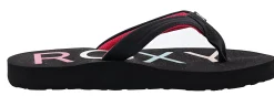 Sandals>Roxy Girl’s RG Vista III Summer Flip Flops Black