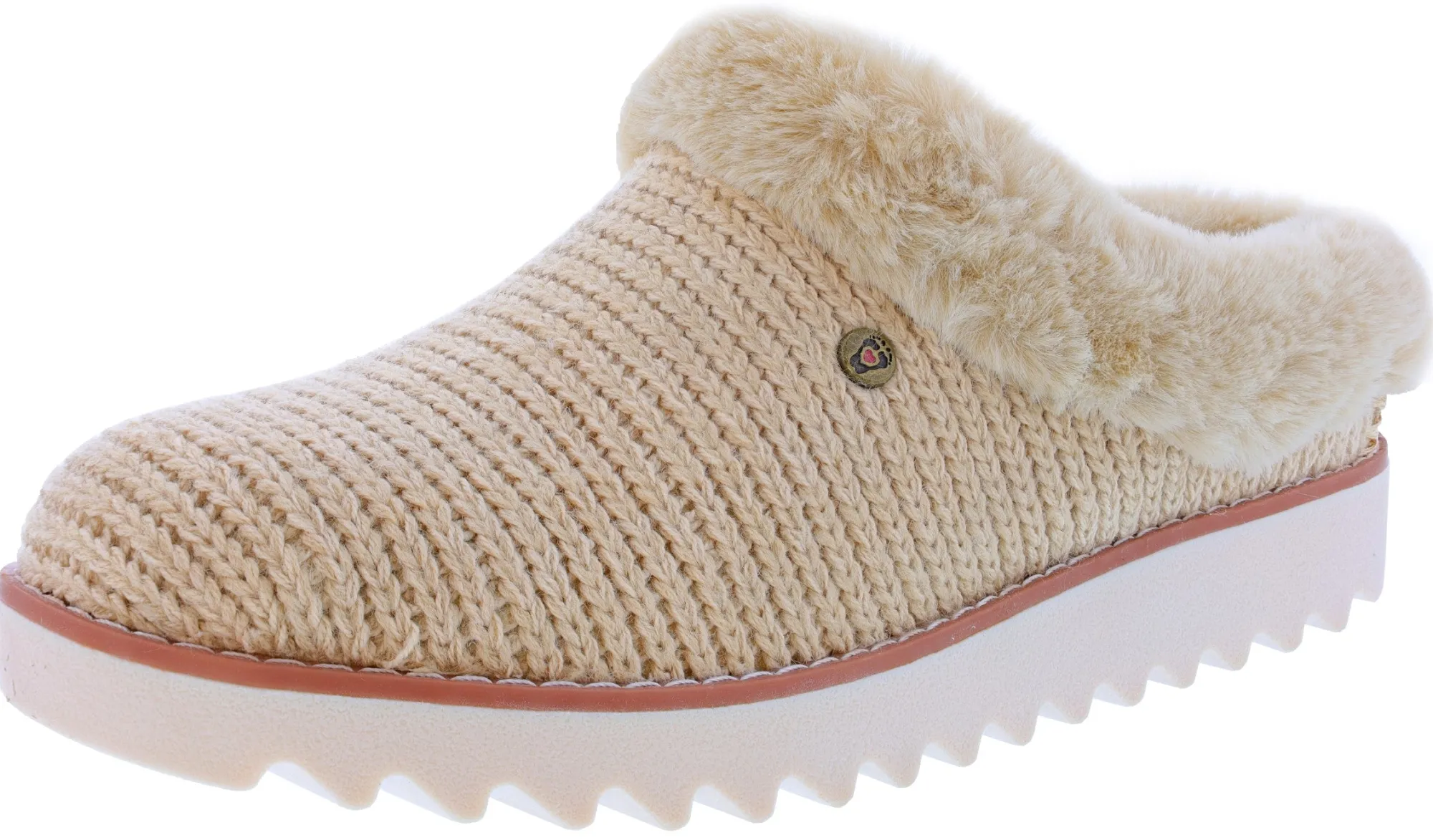 Slippers>Skechers Bobs Women's Mountain Kiss Sweet Summit Memory Foam Slippers